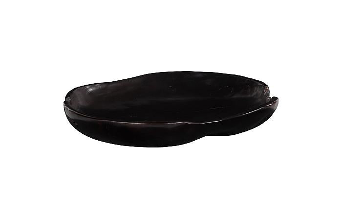 Teak Wood Bowl, Black